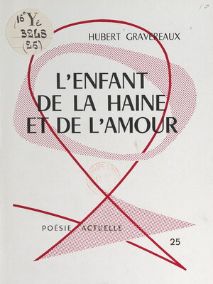 cover image of L'enfant de la haine et de l'amour